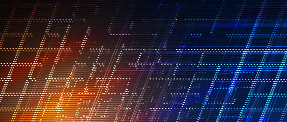 Abstract tech background. Futuristic technology interface