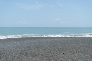 日本の海と砂浜