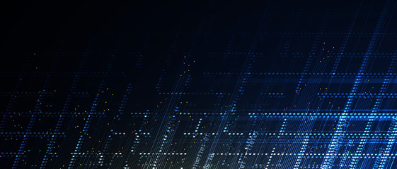 Abstract tech background. Futuristic technology interface