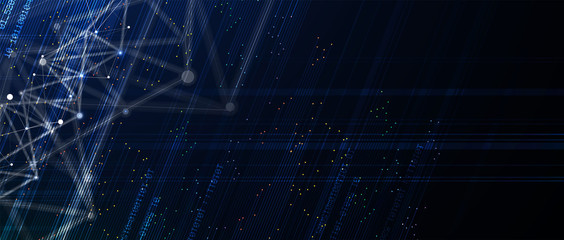 Abstract tech background. Futuristic technology interface
