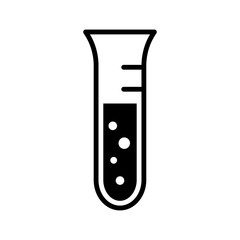 flask - lab icon vector design template