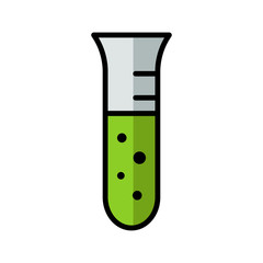 flask - lab icon vector design template