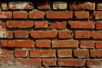 brick wall background red
