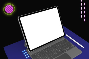 Neon Tablet Pro & Magic Keyboard