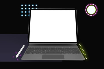 Neon Tablet Pro & Magic Keyboard