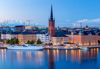 Foto auf Acrylglas Stockholm. Alte Stadt. © pillerss