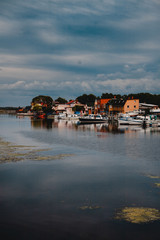 Obraz premium boats on the river