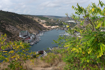 Fototapeta na wymiar Bay of Balaclava, the picturesque landscape