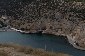 Bay of Balaclava, the picturesque landscape