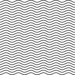 Simple wavy stripes pattern design