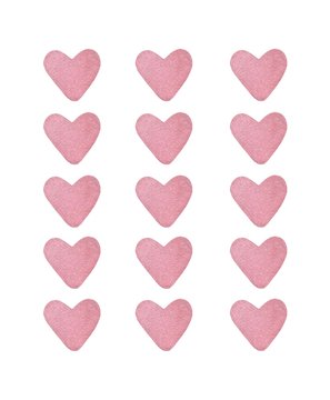 Set of hand painted watercolor hearts on white background. Poster, postcard desighn