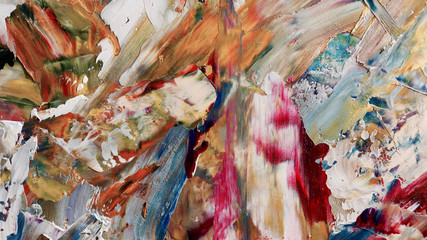 Colorful abstract background wallpaper. Modern motif visual art.  Mixtures of oil paint. Trendy...