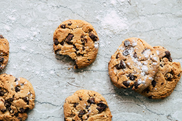 Cookies au chocolat et noisettes