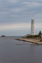 the lighthouse of Chersonesos in Sevastopol