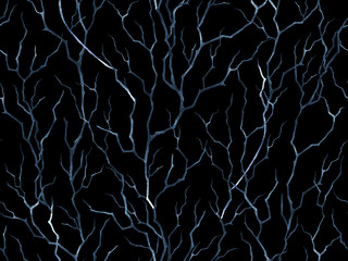 Seamless abstract pattern. Wattle plant. Texture with cracks. Fabric design, background.