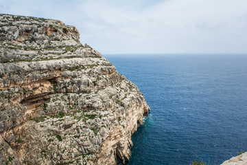 rocky coast of the mediterranean sea