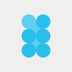 Colour Dots Universe Logo art design illustration