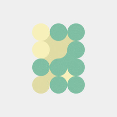 Colour Dots Universe Logo art design illustration
