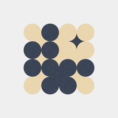 Colour Dots Universe Logo art design illustration