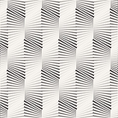 Plakat Geometric vector pattern, repeating dotted spot linear on square shape. Graphic clean design for fabric, event, wallpaper etc. pattern is on swatches panel.
