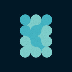 Colour Dots Universe Logo art design illustration