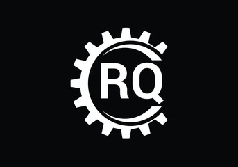 Initial Monogram Letter R Q Logo Design Vector Template. Graphic Alphabet Symbol for Corporate Business Identity