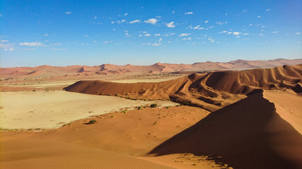 Sossusvlei in the Namib desert close to Sesriem in Namibia