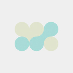 Fototapeta na wymiar Colour Dots Universe Logo art design illustration