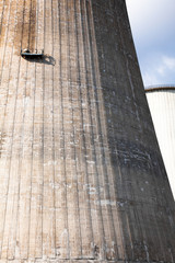 Cooling tower of the cogeneration plant