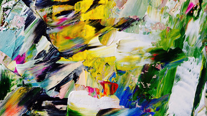 Colorful abstract background wallpaper. Modern motif visual art.  Mixtures of oil paint. Trendy...