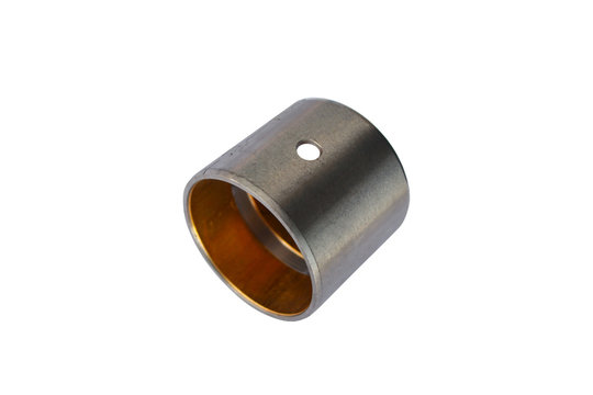Car connecting rod bushing on isolated white background. Spare parts.