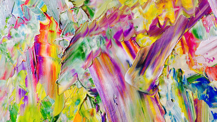 Colorful abstract background wallpaper. Modern motif visual art.  Mixtures of oil paint. Trendy...