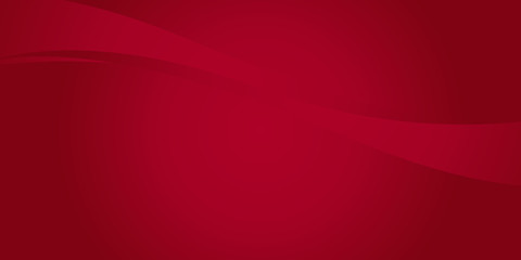 Abstract wave curve lines pattern technology on red gradients background.