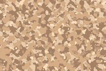 Light brown Camouflage. Desert Camo background, military pattern, army and sport clothing, urban fashion. Vector Format. 2:3 aspect ratio.