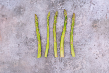 Asparagus Photo with Dark Background