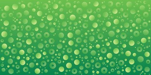 abstract modern green dot circle background vector illustration