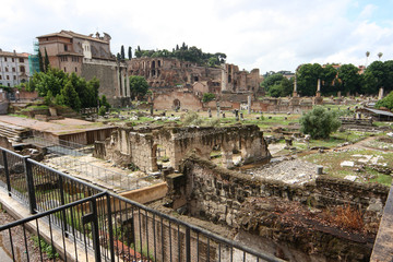 Fototapeta na wymiar Rome is the capital in Italy