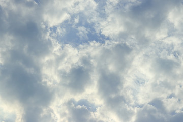 Blue sky and clouds in the weather day outdoor nature environment