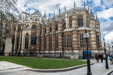 The Westminster Abbey in London