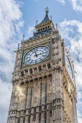 The Big Ben tower in London