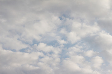 summer sky with dark colors and very gray clouds and rain-laden