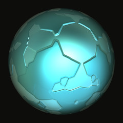 Futuristic 3d Sphere