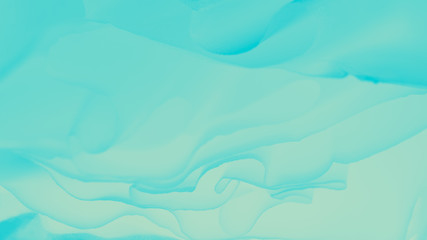 Delicate pale soft mint aquamarine gradient abstract 16:9 panoramic format background