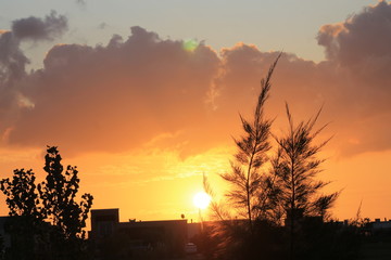 atardecer