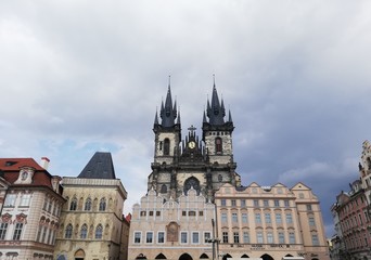 Fototapeta premium church of our lady before tyn in prague