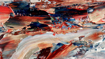 Colorful abstract background wallpaper. Modern motif visual art.  Mixtures of oil paint. Trendy...