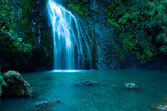 Kite Kite Falls, Neuseeland, Pahia, Waterfall