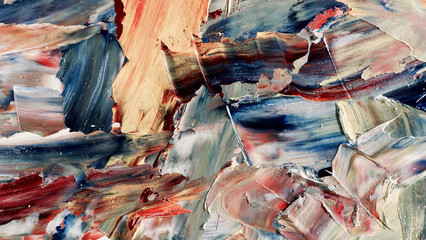 Colorful abstract background wallpaper. Modern motif visual art.  Mixtures of oil paint. Trendy...