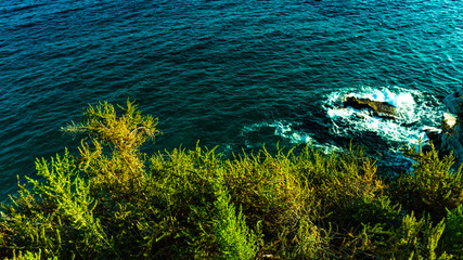 Golden hour by the spanish coast