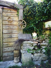 old wooden door